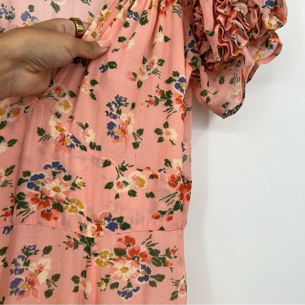 Clemence Dress in Sunset Pink
LoveShackFancy size 2 silk dress in Sunset Pink - Picture 5 of 14